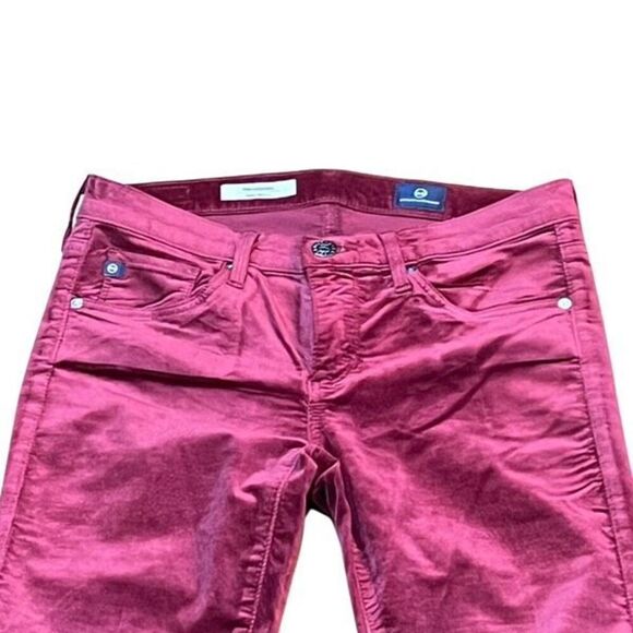 Adriano Goldschmeid The Legging Super Skinny Velvet Jeans Pants Size 26 - Picture 2 of 4